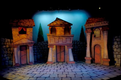 Lance Cardinal -  Set Design - Funny Thing Happened on the Way to the Forum 1