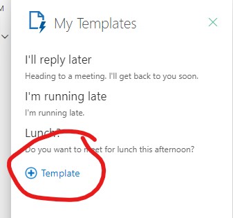 add template
