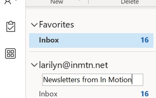 folder name