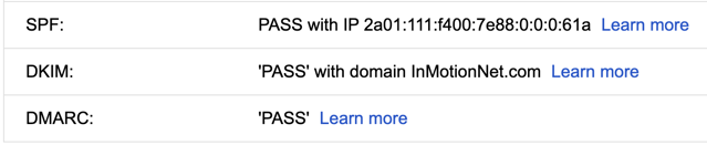 gmail spf dkim dmarc