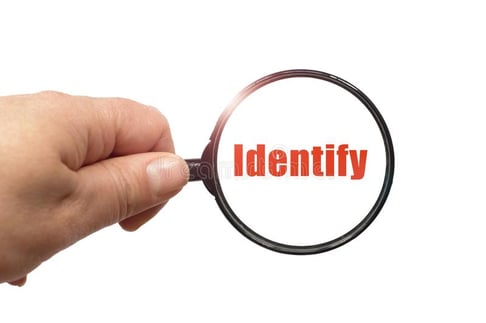 magnifying-glass-hand-identify-word-white-background-136699299