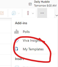 my templates